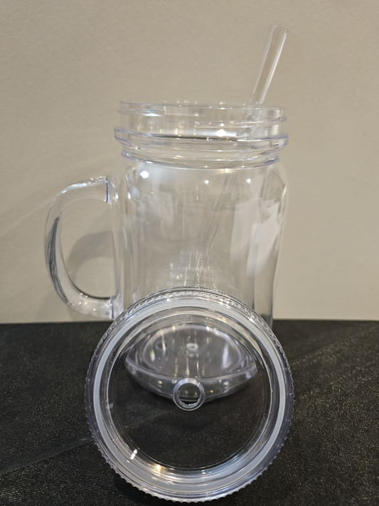20 oz. Mason Jar Snowglobe